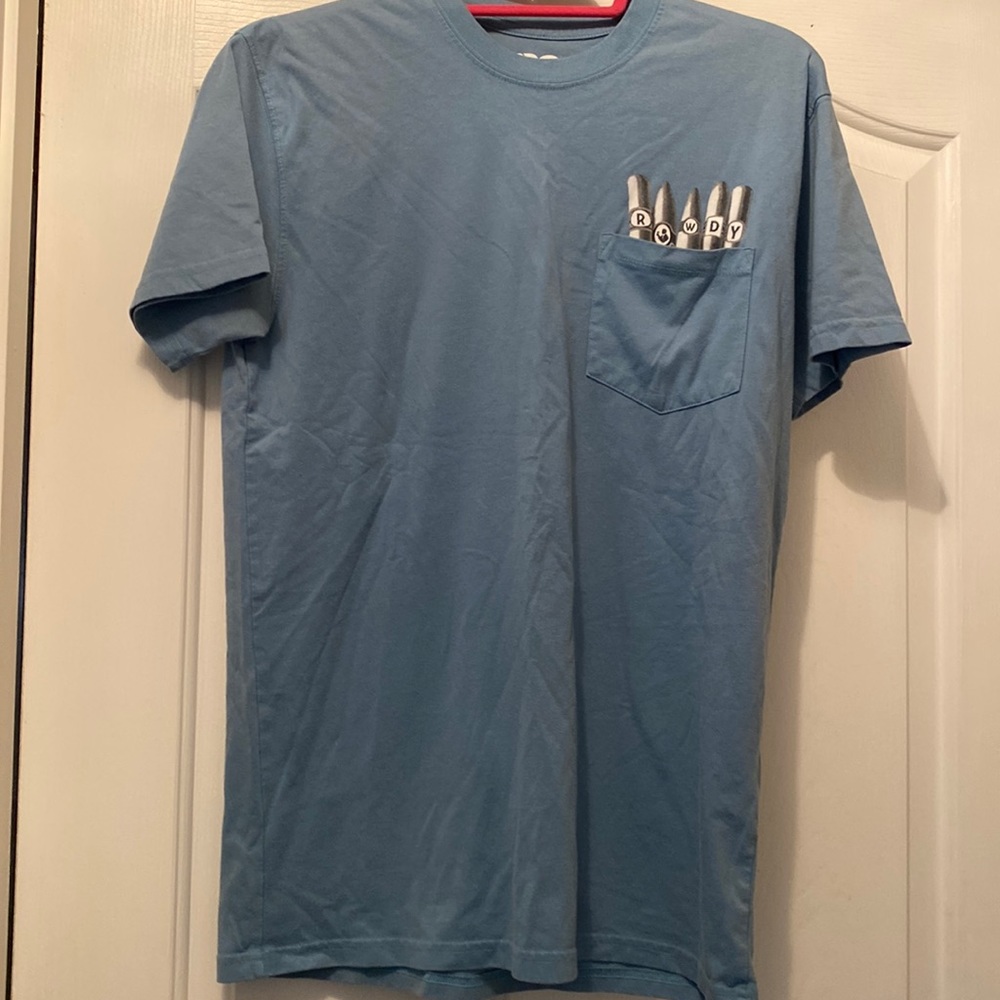 Rowdy Gentlemen pocket tee size small.